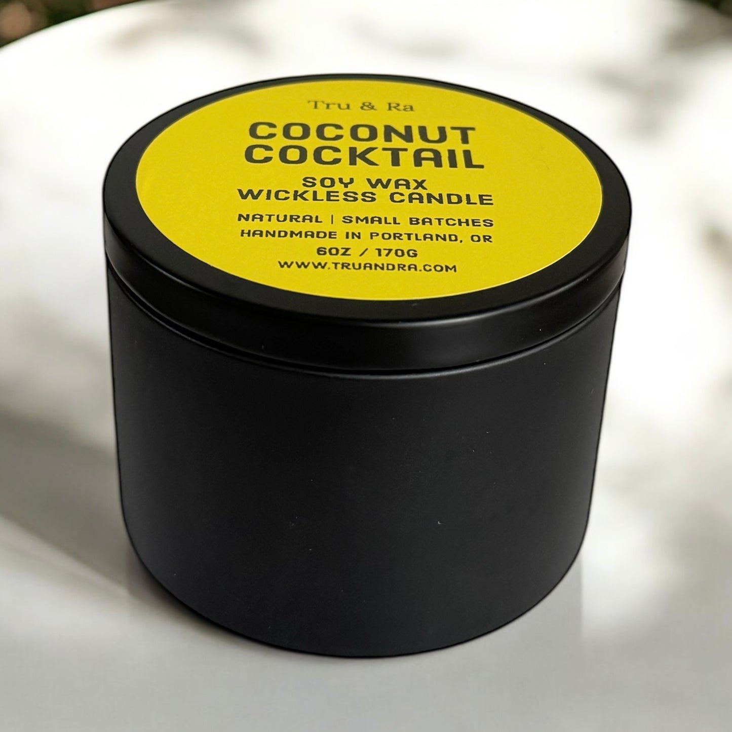 Coconut Cocktail - Soy Wax Wickless Candle - Tru & Ra