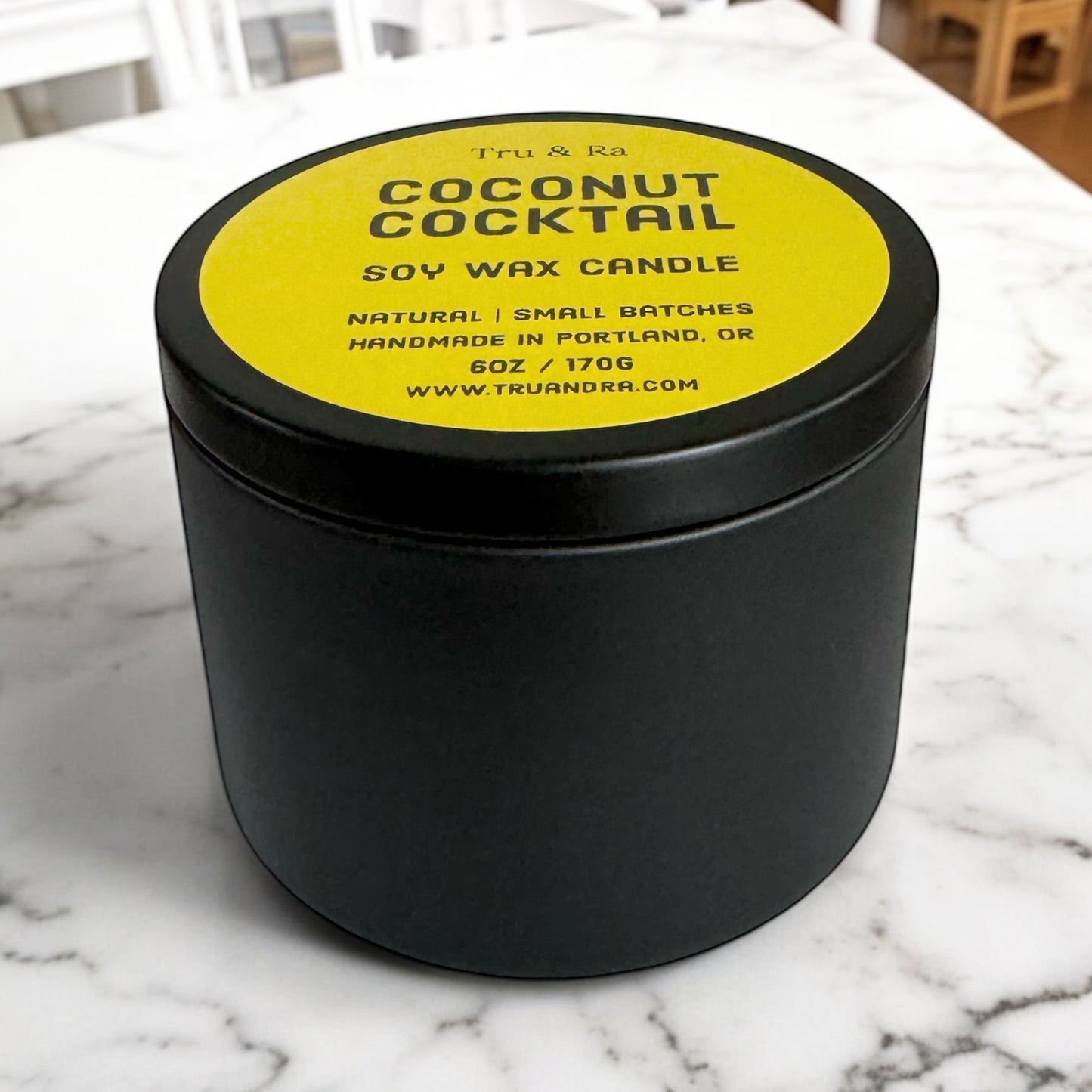Coconut Cocktail - Soy Wax Candle - Tru & Ra
