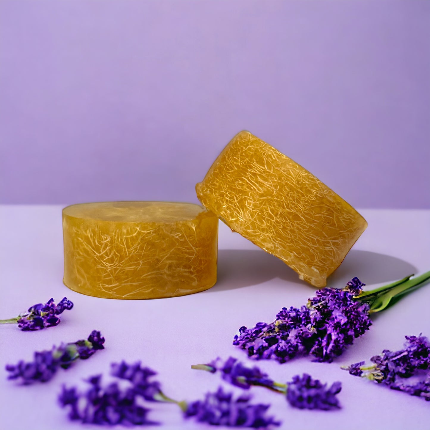 Lavender - Loofah Aloe Soap 2-Pack - Tru & Ra