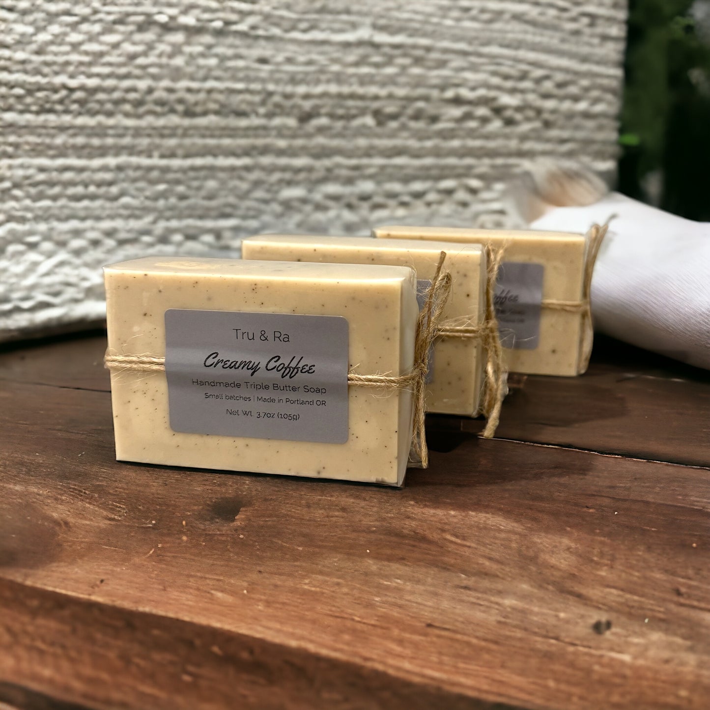 Creamy Coffee Triple Butter Soap - Tru & Ra