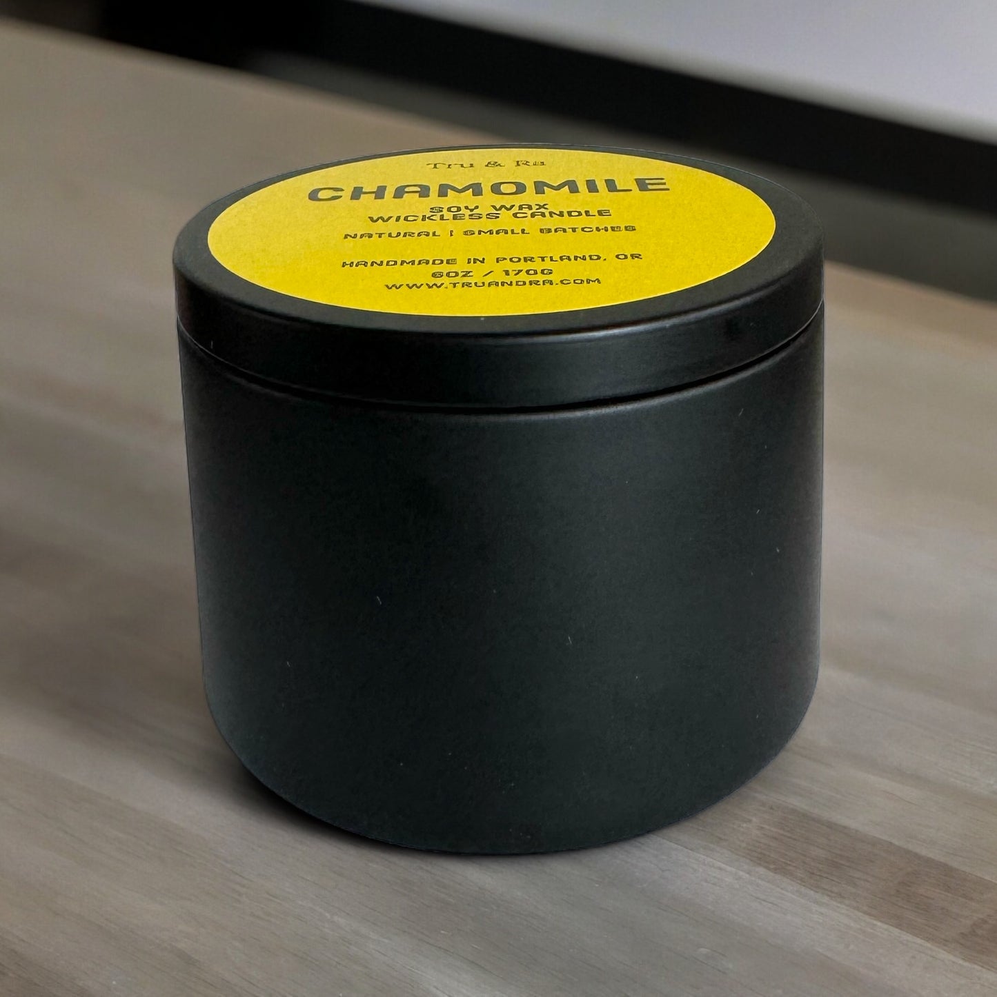 Chamomile - Soy Wax Wickless Candle - Tru & Ra
