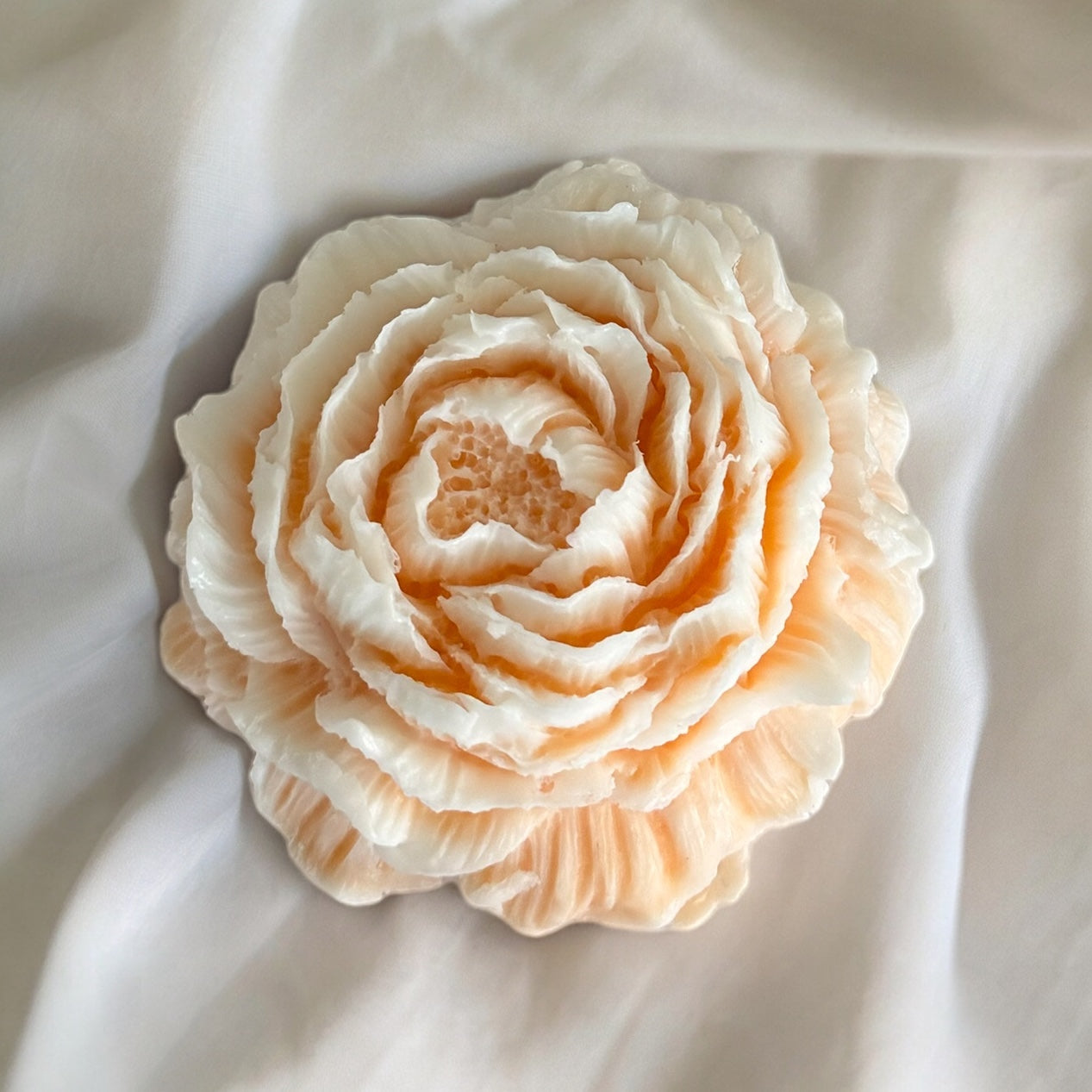 Ginger - Triple Butter Peony Flower Soap - Tru & Ra