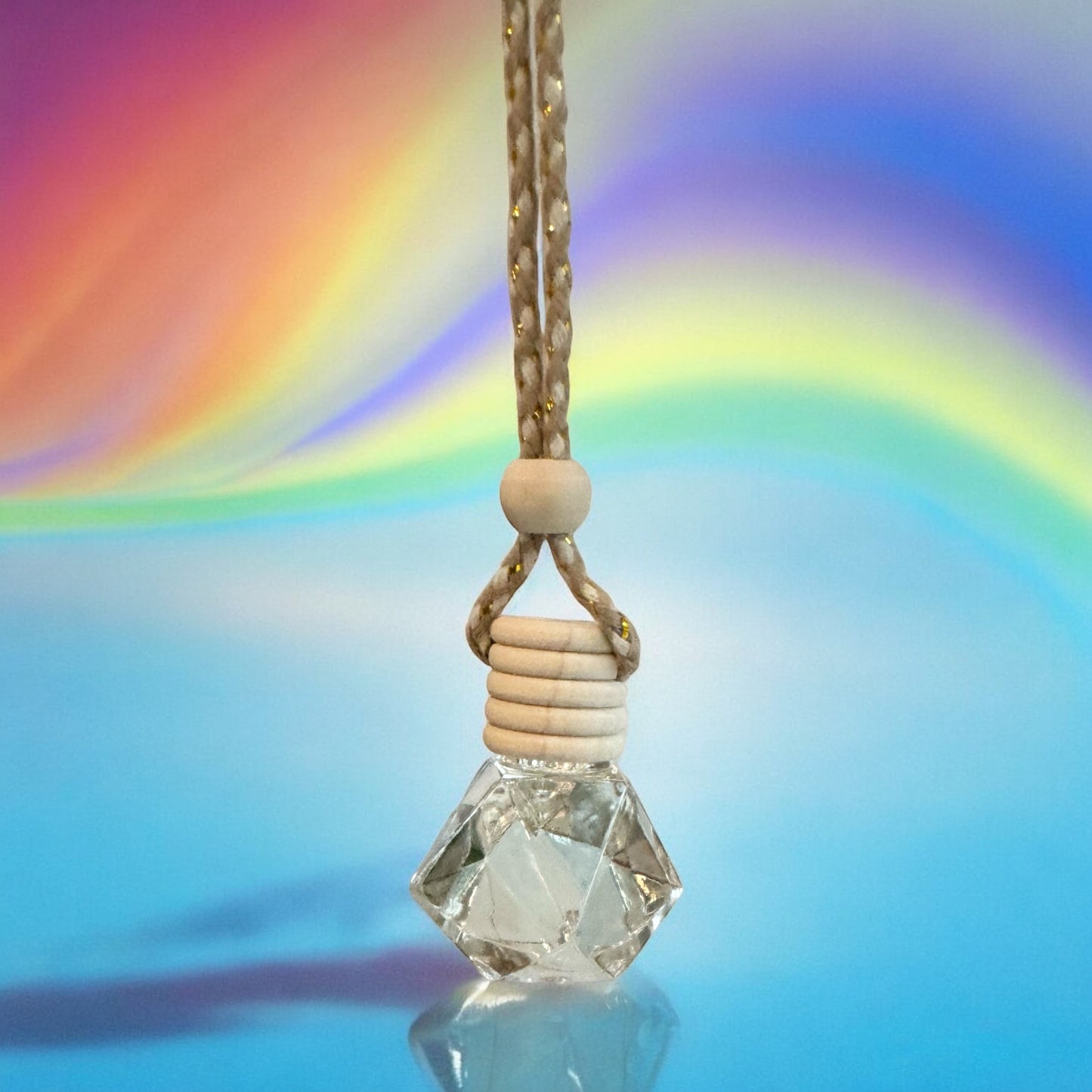 Diamond-Shaped Hanging Car Air Freshener - Tru & Ra