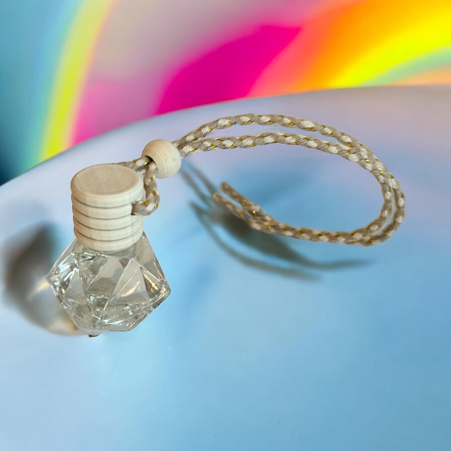 Diamond-Shaped Hanging Car Air Freshener - Tru & Ra