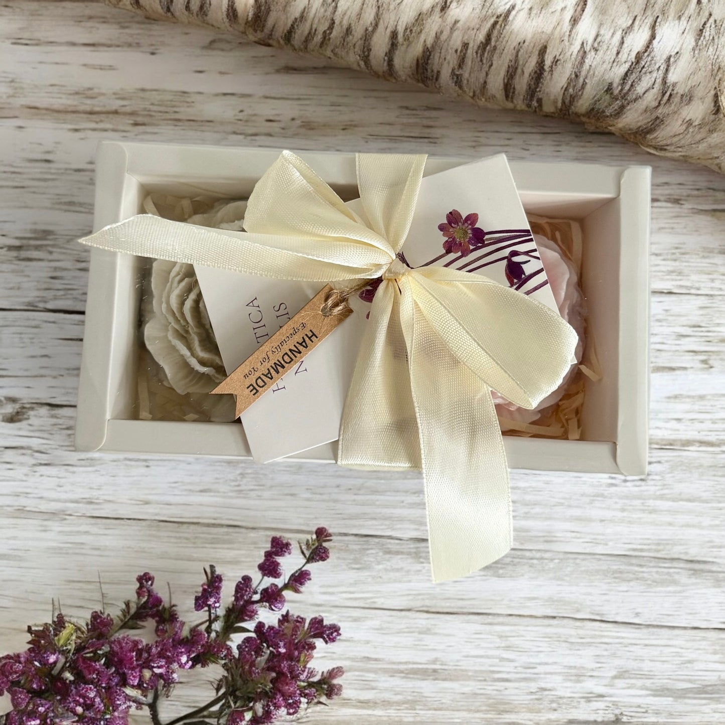 Triple Butter Peony Soaps Pair Set - Tru & Ra