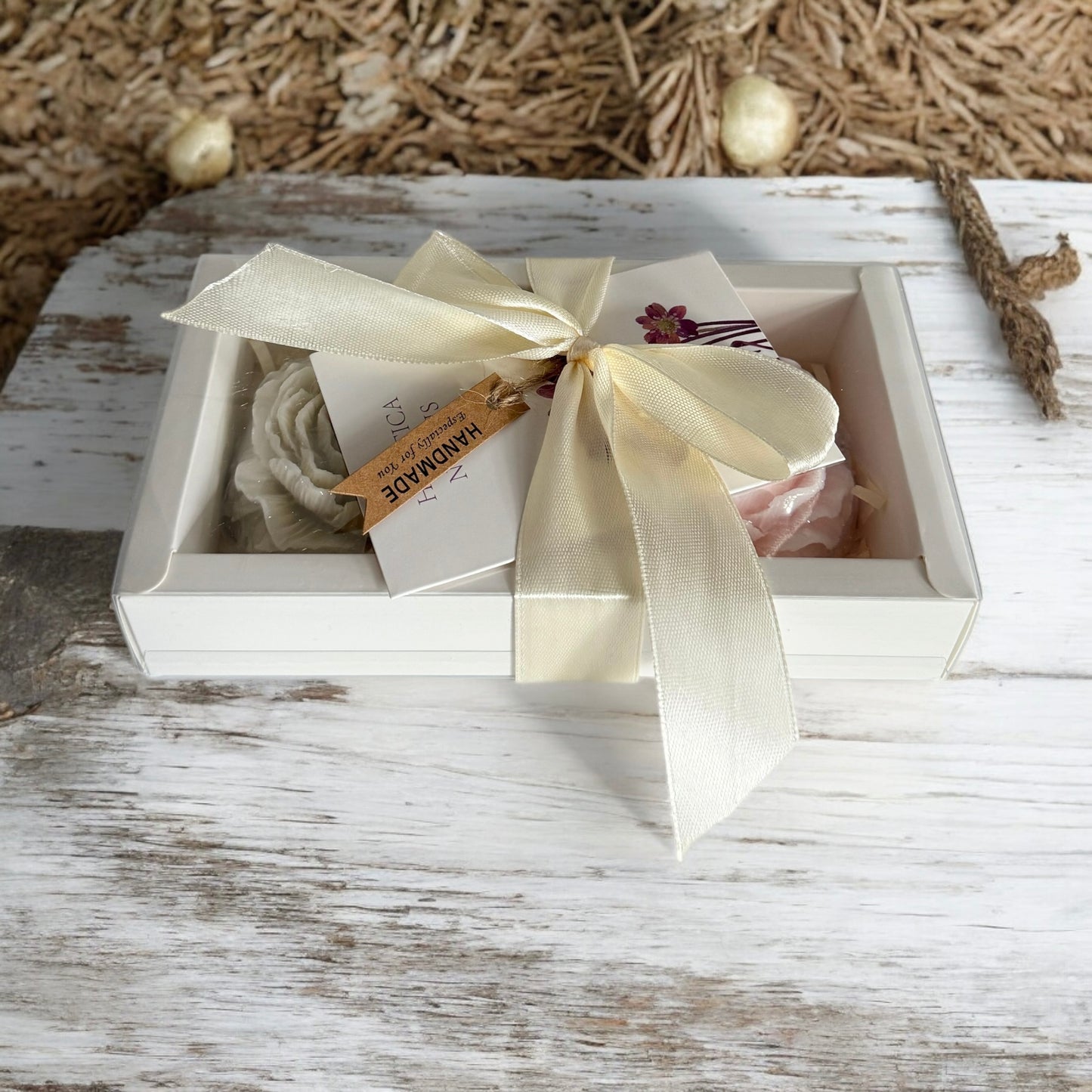 Triple Butter Peony Soaps Pair Set - Tru & Ra