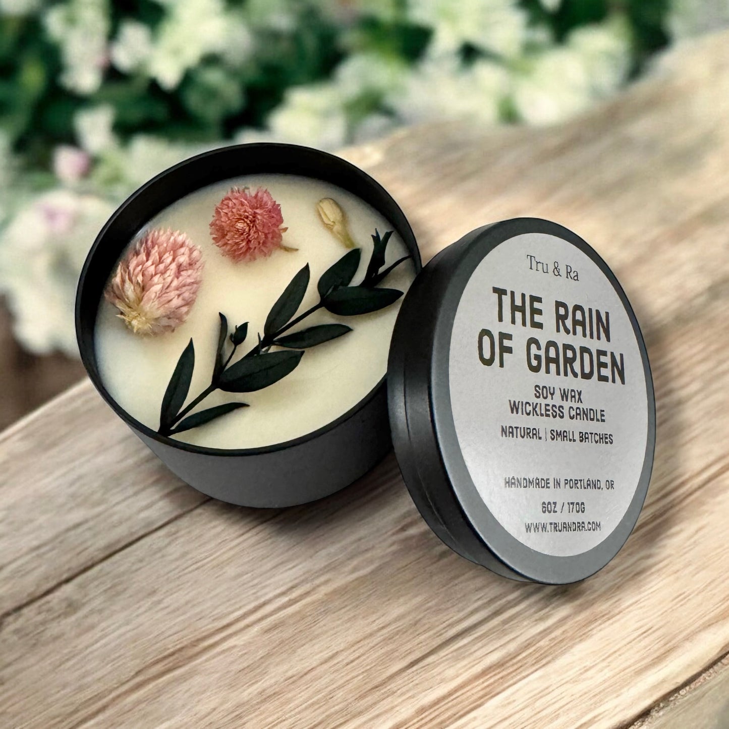 The Rain of Garden - Soy Wax Wickless Candle
