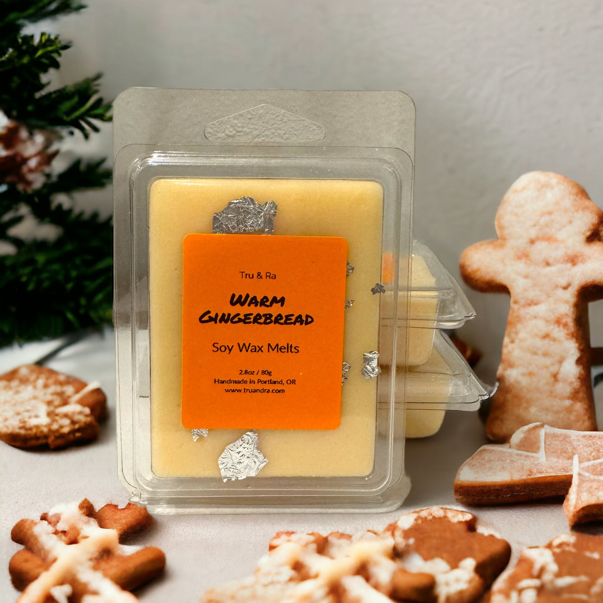Warm Gingerbread Soy Wax Melts - Tru & Ra