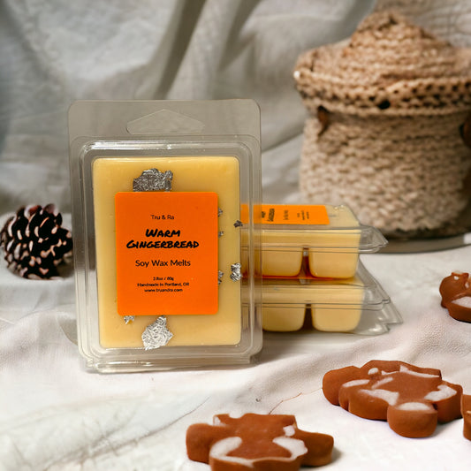 Warm Gingerbread Soy Wax Melts - Tru & Ra