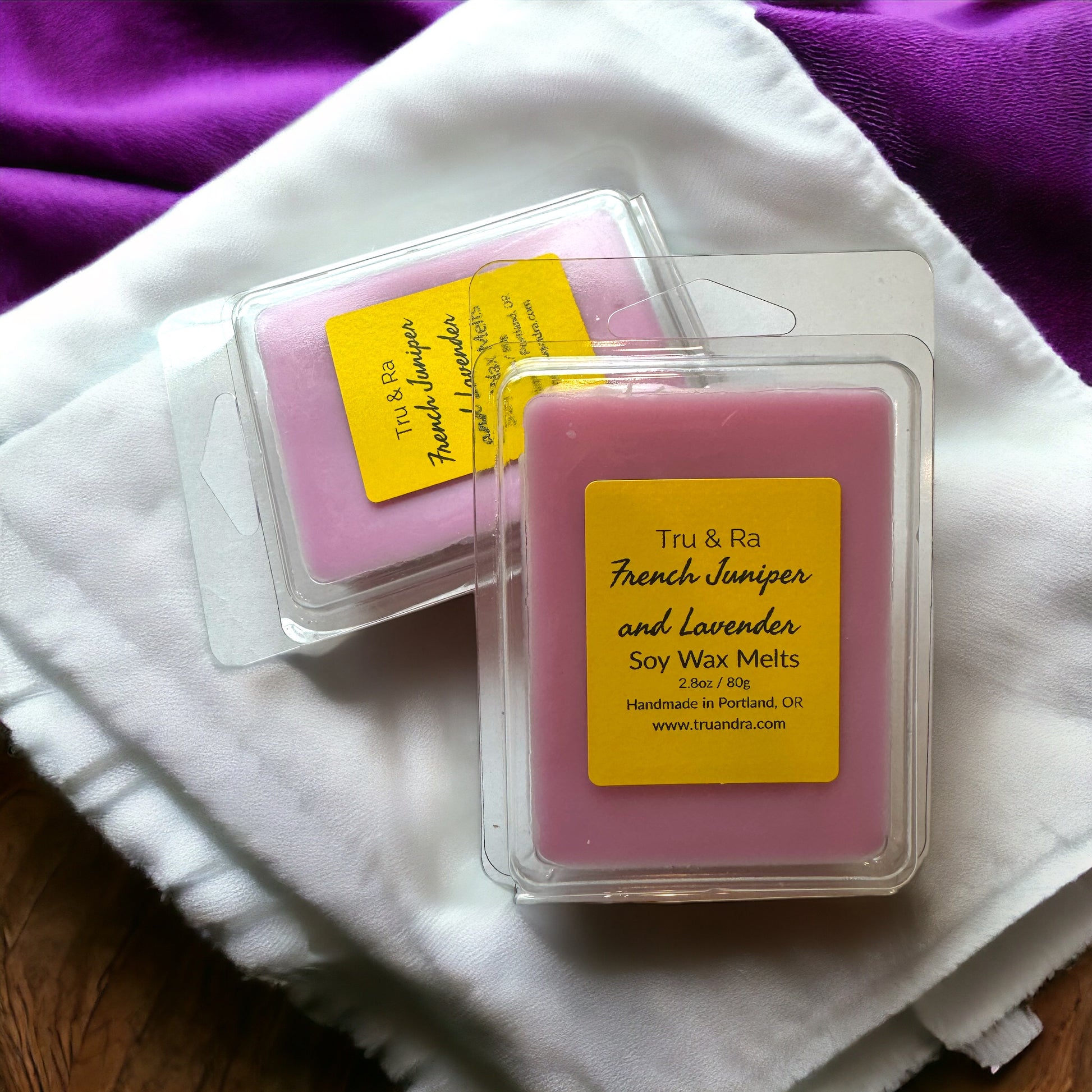 French Juniper and Lavender Soy Wax Melts - Tru & Ra