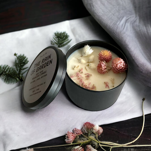 The Rain of Garden - Soy Wax Wickless Candle - Tru & Ra