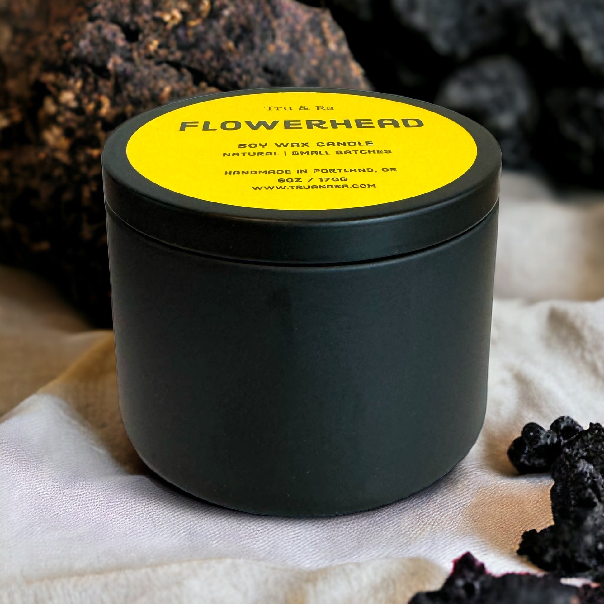 Flowerhead - Soy Wax Candle - Tru & Ra