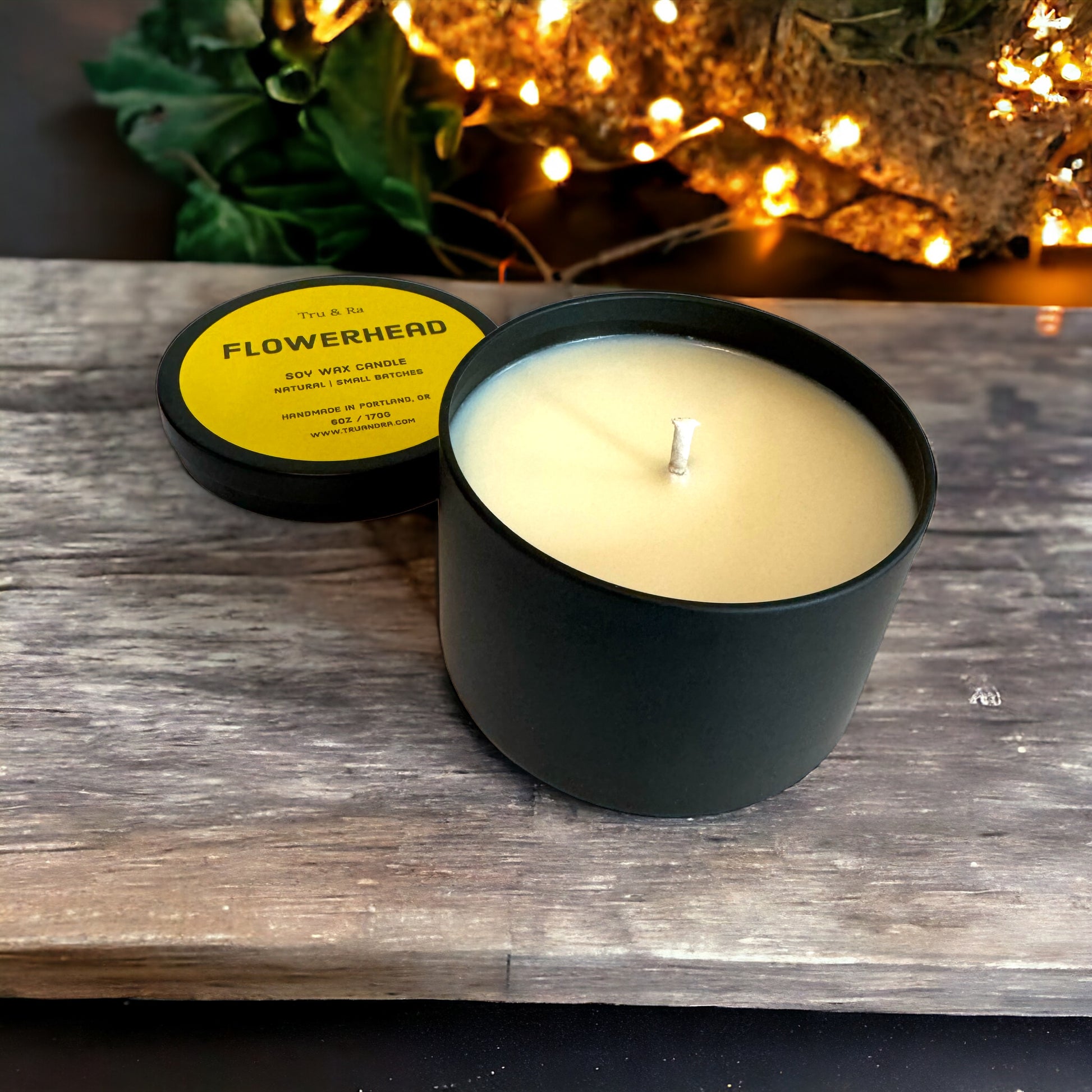 Flowerhead - Soy Wax Candle - Tru & Ra