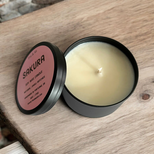 Sakura - Soy Wax Candle - Tru & Ra
