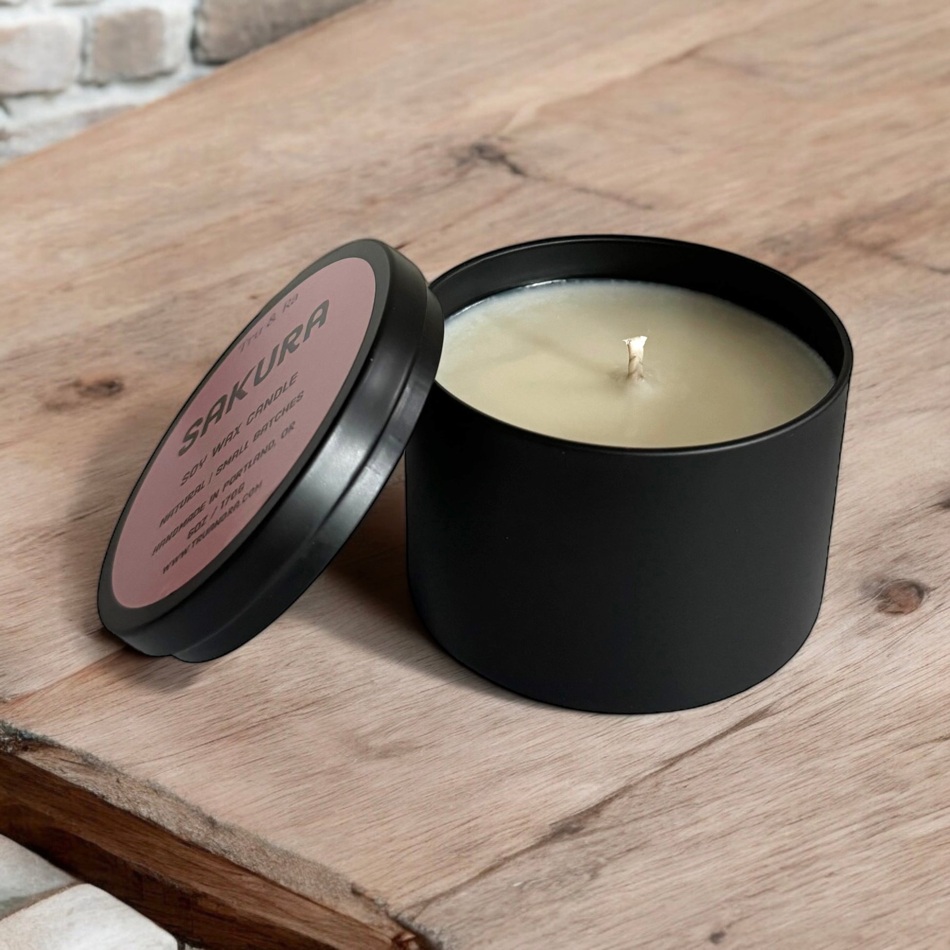 Sakura - Soy Wax Candle - Tru & Ra